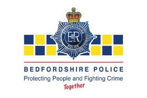 Bedfordshire Police Logo - Blue and yellow