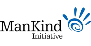 Mankind Initiative Logo - Black and blue
