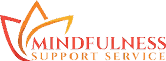 Mindfulness Support Services Logo - orange and red